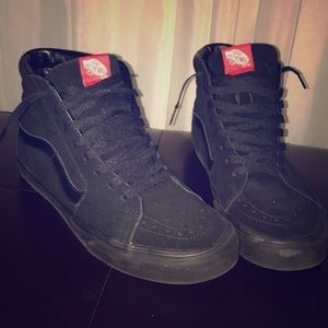 Black High Top Vans